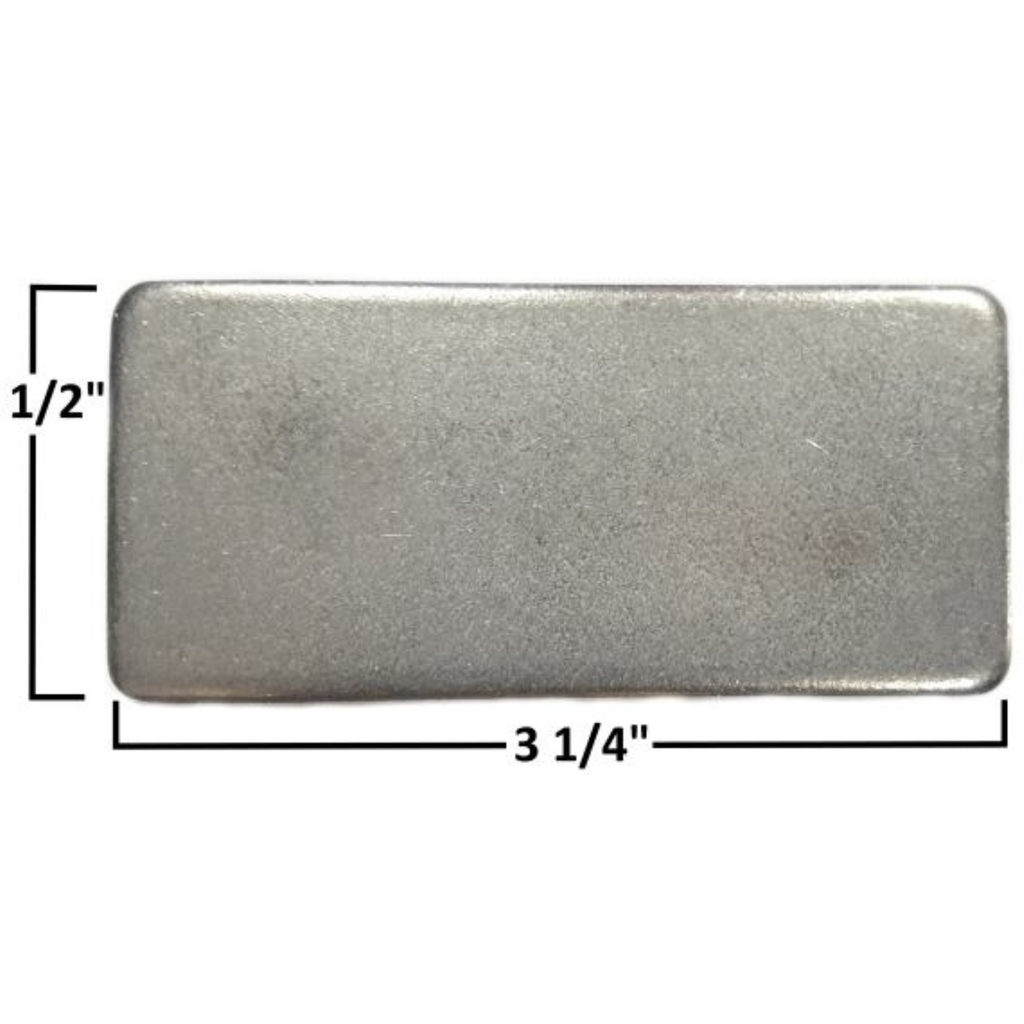 Rectangle Gusset, .125 x 1.500 x 3.250 - AAMAA-090-A