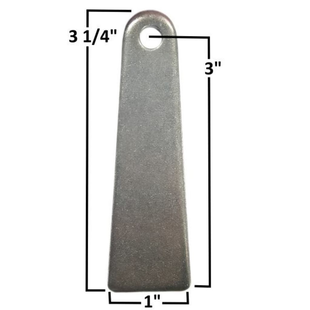 Chassis Tab, 3.250" Long x 1" Wide - AAMAA-093-A