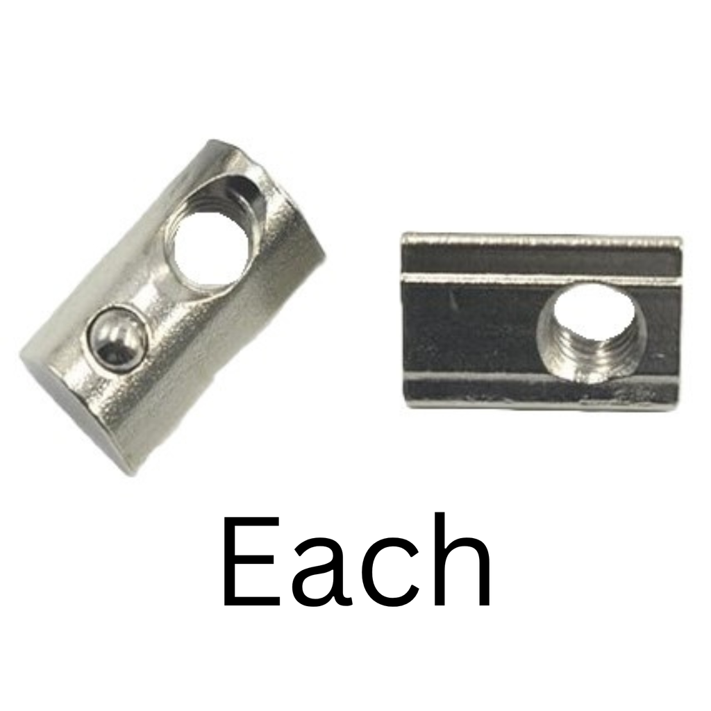 T-Nut, M8-1.25, For 40 Series Extrusion, Each - AMAF0117-1