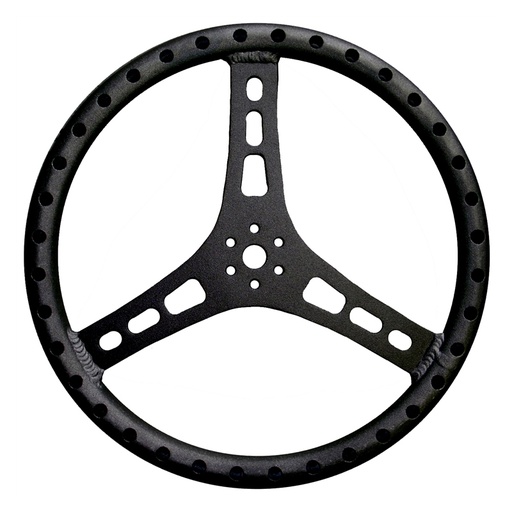 [TXRST-0002-BLK] Steering Wheel, 15 in, Flat - TXRST-0002-BLK